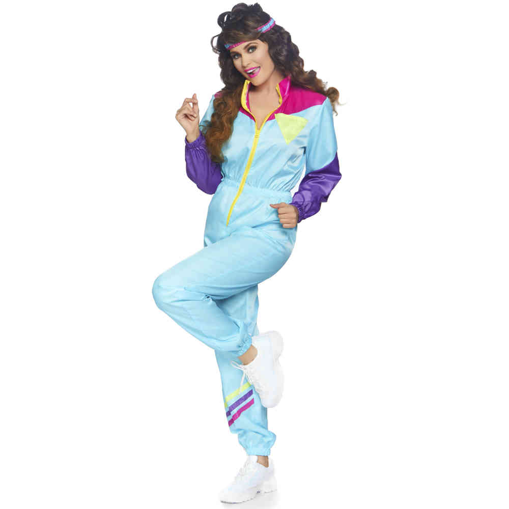 Leg Avenue - Totally Awesome 80s Ski Suit Costume - Multicolore